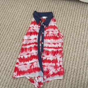 Agaci tank top button down. Perfect for dressing up or down .